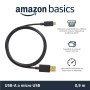Amazon Basics USB-A a micro USB Cable de carga para mando de PlayStation 4, 1.82 m, Azul