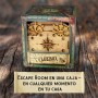 Cluebox, Un juego de escape en una caja, el cofre de Davy Jones, rompecabezas 3D de madera cada de regalo, caja de trucos