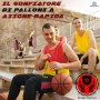REGALUKOS Inflador Balones + 5 Agujas de inflado + Bolsa Tela Negra para Guardar Inflador | Hinchador Balones de Fútbol,