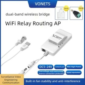 Vonets-mini enrutador de puente inalámbrico VAP11AC, repetidor de puen