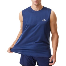 Camisetas sin Mangas para Entrenamiento de Hombre, de Secado rápido, para Gimnasio, musculosas, para Fitness, para Correr, sin