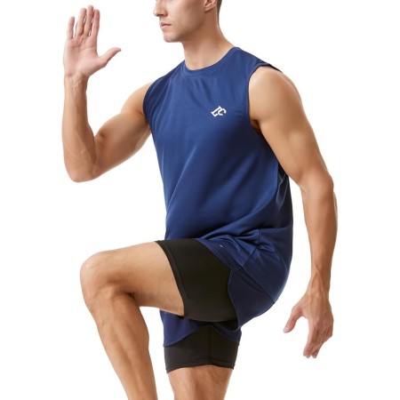 Camisetas sin Mangas para Entrenamiento de Hombre, de Secado rápido, para Gimnasio, musculosas, para Fitness, para Correr, sin
