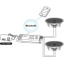 Herdio Altavoz de Techo 6,5 Pulgadas con Sistema de Altavoces caseros Compatible con Bluetooth