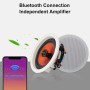 Herdio Altavoz de Techo 6,5 Pulgadas con Sistema de Altavoces caseros Compatible con Bluetooth