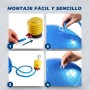 Mobiclinic, Pelota de Pilates, 58 cm, Incluye inflador, Antideslizante, Anti-pinchazos, Lavable, Balón, para Fitness, Deporte,