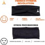 French Fitness Revolution - Diadema Deportiva elástica para Hombres y Mujeres – Banda para el Sudor para Correr, Ciclismo,