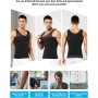 Casey Kevin Camiseta de Compresión Hombre, Faja Reductora Hombre Chaleco de Compresión Hombre, Camiseta Reductora Compresión