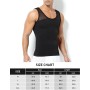 Casey Kevin Camiseta de Compresión Hombre, Faja Reductora Hombre Chaleco de Compresión Hombre, Camiseta Reductora Compresión