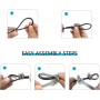 LFJ Cable de Acero para Fitness, Cuerda Gimnasio Alambre Resistente Poleas para Cables Máquina Accesorios Gym en Casa Equipo de