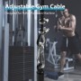 LFJ Cable de Acero para Fitness, Cuerda Gimnasio Alambre Resistente Poleas para Cables Máquina Accesorios Gym en Casa Equipo de