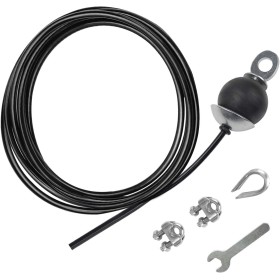 LFJ Cable de Acero para Fitness, Cuerda Gimnasio Alambre Resistente Poleas para Cables Máquina Accesorios Gym en Casa Equipo de