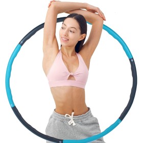 Calma Dragon Hula Hoop TB0802, Aro de Gimnasia, Aro de Fitness Desmontable, para Deporte, Ejercicio, para Adultos y Niños, 6