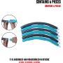 Calma Dragon Hula Hoop TB0802, Aro de Gimnasia, Aro de Fitness Desmontable, para Deporte, Ejercicio, para Adultos y Niños, 6