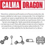 Calma Dragon Hula Hoop TB0802, Aro de Gimnasia, Aro de Fitness Desmontable, para Deporte, Ejercicio, para Adultos y Niños, 6