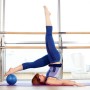 NUWIQ Pilates Ball - Pelota de Gimnasia pequeña para Yoga, Entrenamiento aeróbico, 2 Unidades