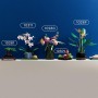 LEGO Botanical Suculentas Maqueta de 9 Plantas Artificiales para Construir, Decoración para Casa, Manualidades para Adultos, Kit