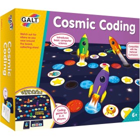 Galt Toys, Cosmic Coding Game, Learn to Code Board Game, Ages 6 Years Plus, 2-4 Players