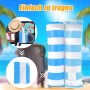 Arbolisse Colchoneta Piscina Adultos, 2PC Flotadores Piscina para Adultos XL, 4 in 1 Hamaca de Agua Flotante Colchoneta Piscina