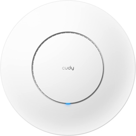Cudy BE11000 Punto de acceso inalámbrico Wi-Fi 7 de tres bandas, 1 puerto SFP+ de 10 GB, entrada PoE de 2.5 G, control de