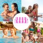 Arbolisse Colchoneta Piscina Adultos, 2PC Flotadores Piscina para Adultos XL, 4 in 1 Hamaca de Agua Flotante Colchoneta Piscina