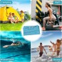 DUNSOO Toalla Gimnasio,120x50cm Toalla Deportiva De Microfibra con Bolsillo De Cremallera para Gimnasia y Entrenamiento I Toalla