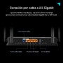 TP-Link Archer BE3600 - Router WiFi 7, BE3600 Mbps de Doble Banda, 2 Puertos × 2,5 Gbps, tribanda, 2×2 MU-MIMO, OFDMA, MLO, WiFi
