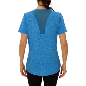 Terecey Camisetas Deporte Manga Corta Mujer Camiseta Tecnica para Mujer Suelta Camiseta Fitness Mujer y Cuello Redondo Camiseta