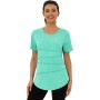 Terecey Camisetas Deporte Manga Corta Mujer Camiseta Tecnica para Mujer Suelta Camiseta Fitness Mujer y Cuello Redondo Camiseta