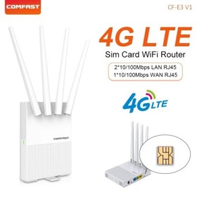 Módem enrutador Comfast Mobile 4G LTE para exteriores, enrutadores CAT