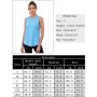 Terecey Camiseta de Tirantes para Mujer Camiseta sin Mangas Fitness para Entrenamiento Correr