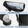 sportsnew Bolsa Esterilla Yoga con Compartimento Húmedo Funda Esterilla Yoga Cremallera Completapara con Bolsillo para Botella