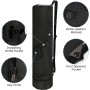 sportsnew Bolsa Esterilla Yoga con Compartimento Húmedo Funda Esterilla Yoga Cremallera Completapara con Bolsillo para Botella