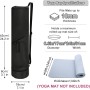 sportsnew Bolsa Esterilla Yoga con Compartimento Húmedo Funda Esterilla Yoga Cremallera Completapara con Bolsillo para Botella