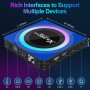 Android 13.0 TV Box, 4GB RAM+32GB ROM RK3528 Quad-Core Box TV supporto 2.4G / 5.0G Dual WiFi 6 BT 5.0, D 8K 10/100M Ethernet