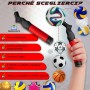 REGALUKOS Inflador Balones + 5 Agujas de inflado + Bolsa Tela Negra para Guardar Inflador | Hinchador Balones de Fútbol,