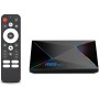 Android TV Box 14.0, 4GB RAM + 32GB ROM Box, CPU Allwinner H728 &GPU Mali G57-MC1 Chipset Android Box, Resolución 4K/8K Soporte
