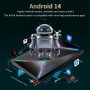 Android TV Box 14.0, 4GB RAM + 32GB ROM Box, CPU Allwinner H728 &GPU Mali G57-MC1 Chipset Android Box, Resolución 4K/8K Soporte