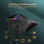 Android TV Box 14.0, 4GB RAM + 32GB ROM Box, CPU Allwinner H728 &GPU Mali G57-MC1 Chipset Android Box, Resolución 4K/8K Soporte