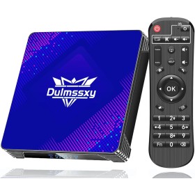 Android TV Box 13.0, Dulmssxy Smart TV Box 4K/6K/8K 2GB RAM 16GB ROM,Android Box WiFi 6 with RK3528 Quad-Core 64bit 3D 2.4G/5G