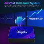 Android TV Box 13.0, Dulmssxy Smart TV Box 4K/6K/8K 2GB RAM 16GB ROM,Android Box WiFi 6 with RK3528 Quad-Core 64bit 3D 2.4G/5G
