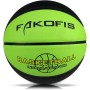 FAKOFIS Balón de baloncesto para niños, tamaño 3, tamaño 5, tamaño 7, baloncesto al aire libre en interiores y callejeros,