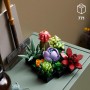 LEGO Botanical Suculentas Maqueta de 9 Plantas Artificiales para Construir, Decoración para Casa, Manualidades para Adultos, Kit