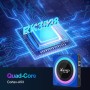 Android TV Box, Android 13.0 Box 2GB RAM 16GB ROM RK3528 Quad-Core 64bit Cortex-A53 Support 2.4/5.0GHz WiFi6 BT5.0 HD 8K 10/100M