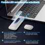 TSUPY Transmisor HDMI Inalámbrico 1080P，Kit Extensor Wireless HDMI 50M，dhmi Inalámbrico con Pantalla LED，Monitor/TV