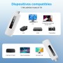TSUPY Transmisor HDMI Inalámbrico 1080P，Kit Extensor Wireless HDMI 50M，dhmi Inalámbrico con Pantalla LED，Monitor/TV