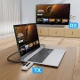 TSUPY Transmisor HDMI Inalámbrico 1080P，Kit Extensor Wireless HDMI 50M，dhmi Inalámbrico con Pantalla LED，Monitor/TV