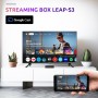 STRONG - Streaming Box Android TV + 4K UHD - Leap-S3 - Chromecast Built-in - Compatible con la Asistencia Vocal Google - Dolby