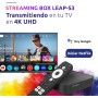STRONG - Streaming Box Android TV + 4K UHD - Leap-S3 - Chromecast Built-in - Compatible con la Asistencia Vocal Google - Dolby
