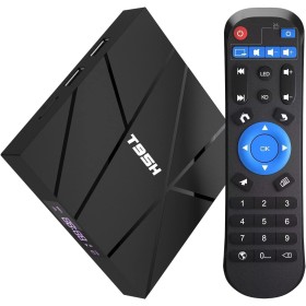 Android TV Box 10.0, Android TV Box 1GB RAM 8GB ROM Allwinner H616 Quad-Core Smart Box, Soporte 6K, H.265 3D, 2.4G WiFi 10 /