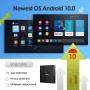 Android TV Box 10.0, Android TV Box 1GB RAM 8GB ROM Allwinner H616 Quad-Core Smart Box, Soporte 6K, H.265 3D, 2.4G WiFi 10 /